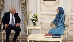 دیدار و گفتگوی خانم مریم رجوی با آقای بوریس جانسون نخست‌وزیر انگلستان ۲۰۱۹-۲۰۲۲